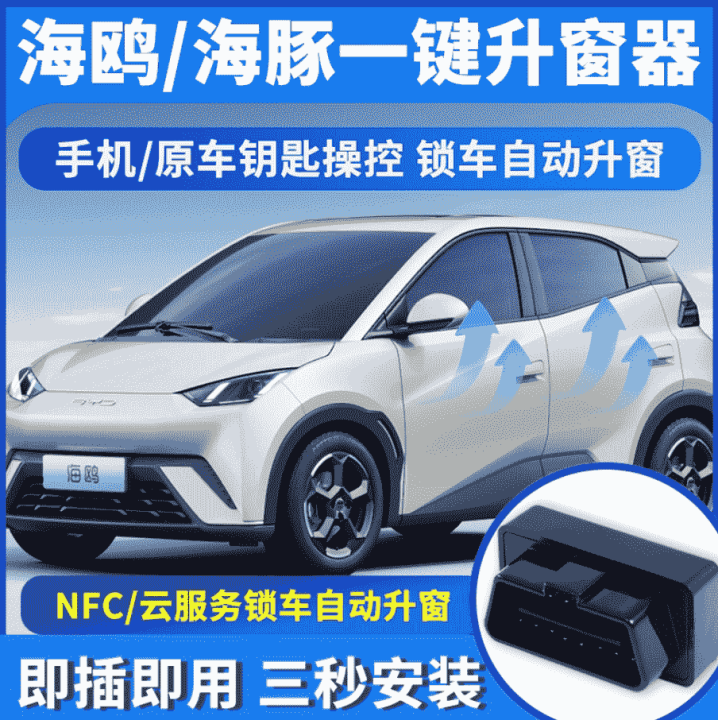 Lên xuống kính tự động BYD Dolphin